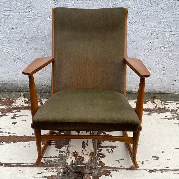 Vintage Danish Rocking Chair Model 97 by Holgar Georg Jensen für Tønder Møbelværk