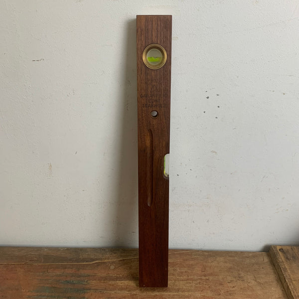 Vintage Teakholz Wasserwaage 33 VN / 50 cm von Stabila