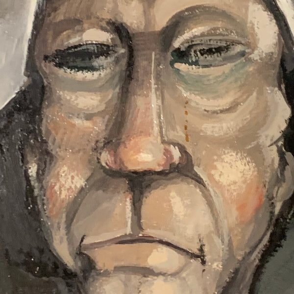 Ölgemälde Clown von Renato Varese