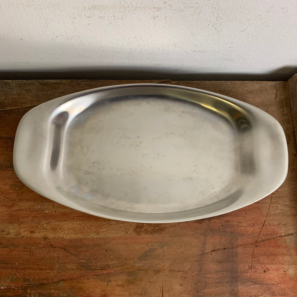 Vintage Schale von Wilhelm Wagenfeld für WMF Cromargan