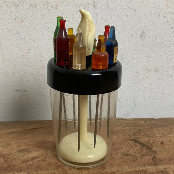 Mid Century Bowle Cocktail Spieße