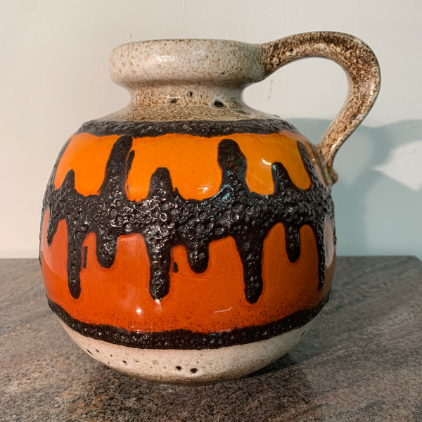 Keramik Vase 484 - 17 von Scheurich in orange