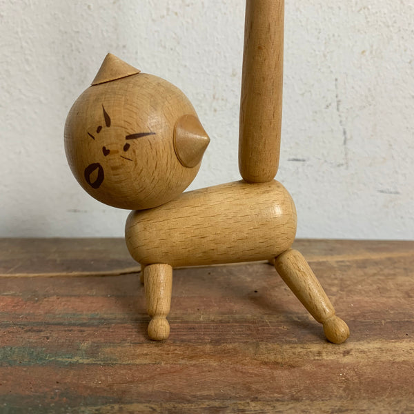 Vintage Mid Century Ringhalter Katze von Kay Bojesen