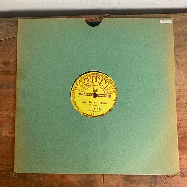 Schellackplatte Elvis Presley von Sun Records