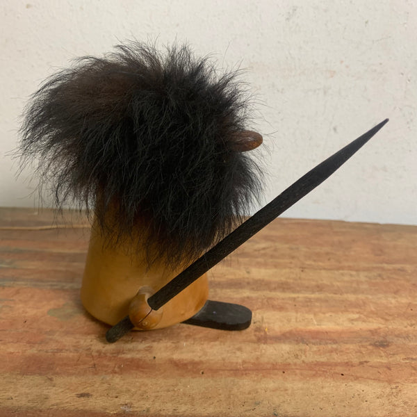 Vintage Mid Century Wikinger Figur skandinavisches Design