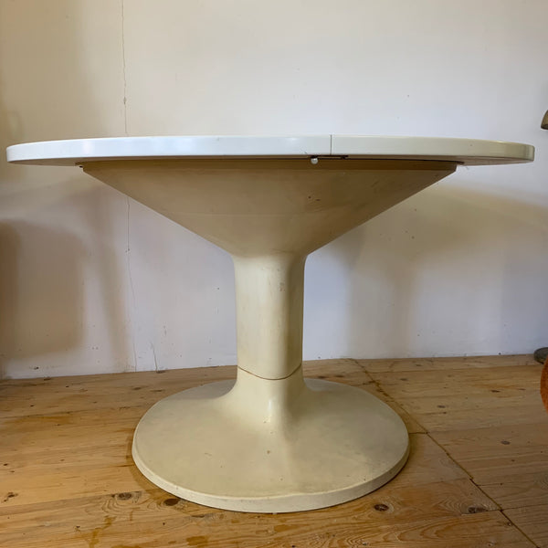 Vintage Space Age ausziehbarer Ess Tisch von Yrjö Kukkapuro für Haimi Finland