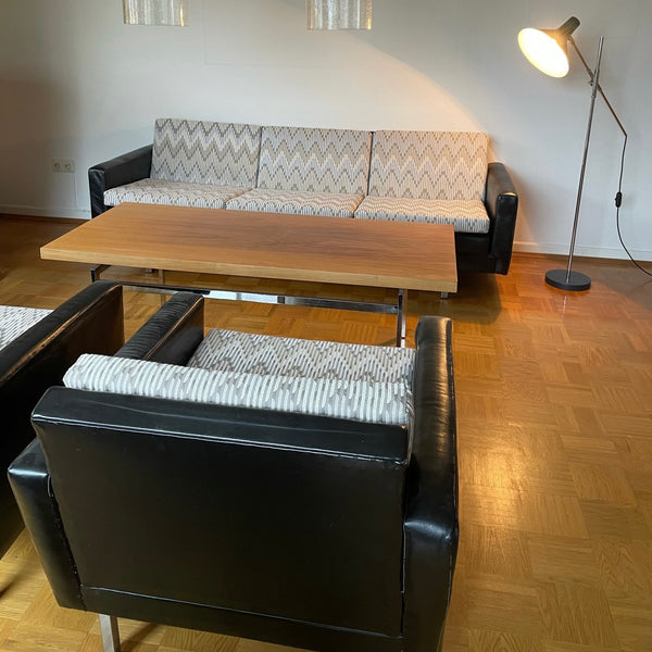 Vintage Sitzgruppe 2 Sessel ein Sofa von George Nelson für Herman Miller
