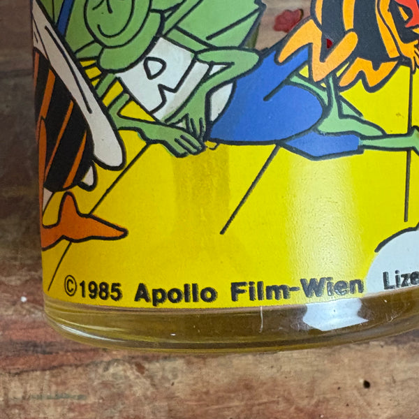 Vintage 6 Gläser Biene Maja von Apollo Film