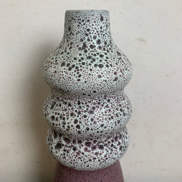 Vintage Keramik Vase von VEB Römhild Töpferei