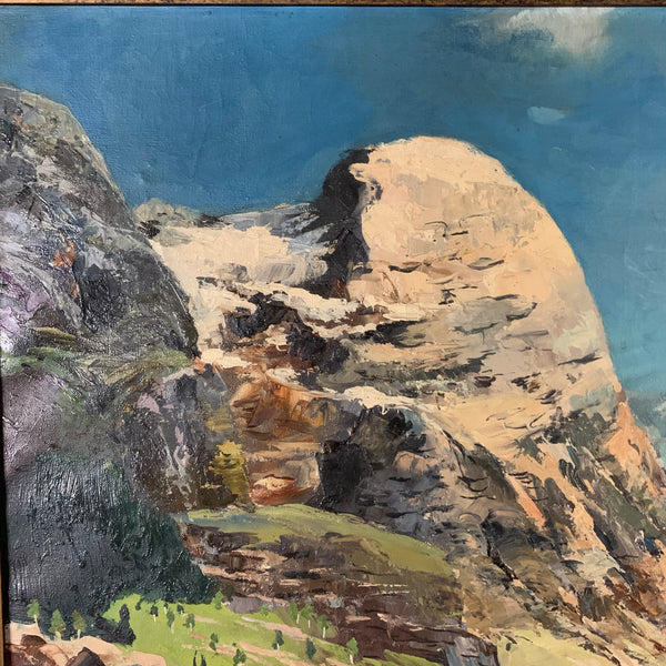 Ölgemälde Fjordlandschaft von Holmstedt