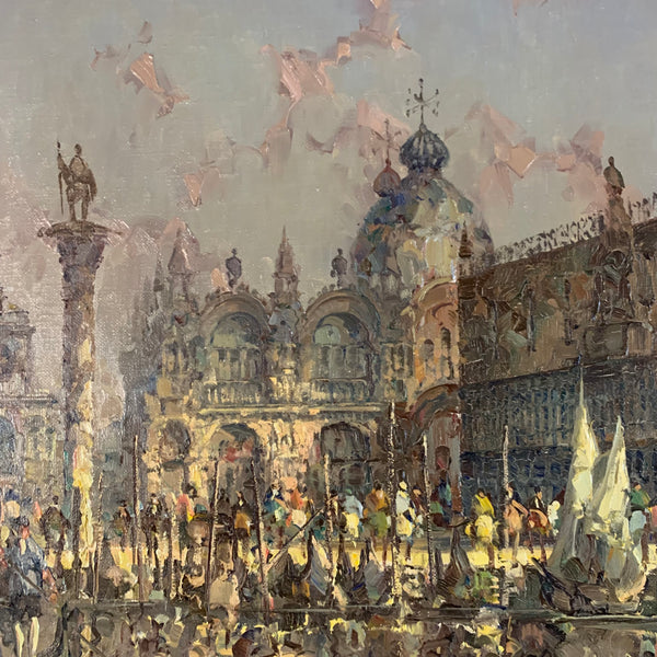 Ölgemälde Ansicht Venedig von Horst Miesler
