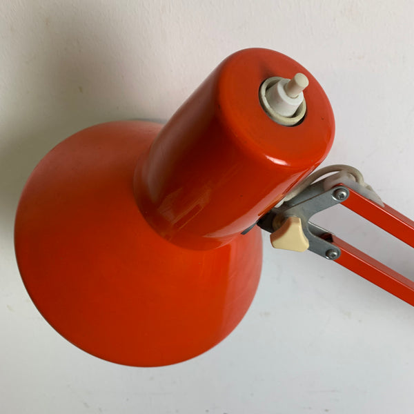 Vintage Arbeitsleuchte mit Gelenkarm