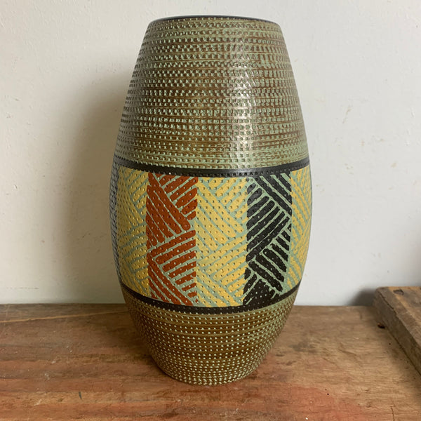 Mid Century Keramik Vase Dümler und Breiden