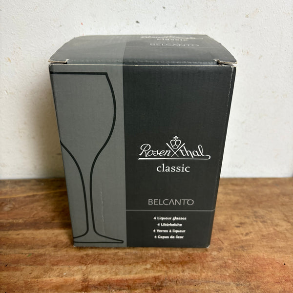 Vintage 4 Likörkelche Belcanto von Rosenthal OVP