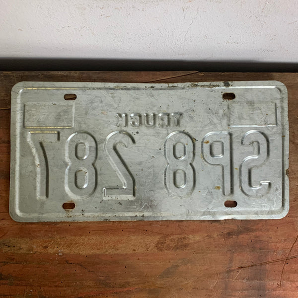 Vintage US Nummernschild aus Texas