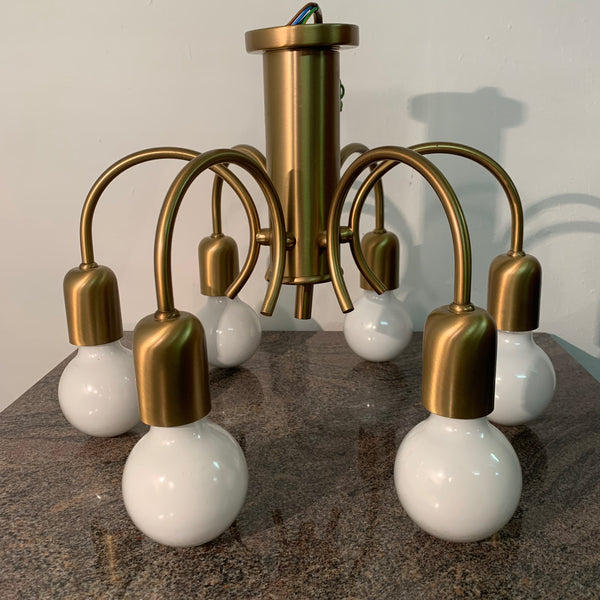 Vintage Spider Deckenlampen von Honsel