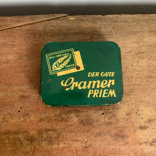 Vintage Kautabak Blechdose Der gute Cramer Priem