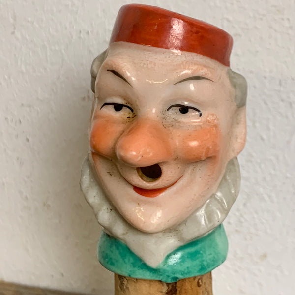 Vintage Schnapsnase Ausgießer aus Porzellan