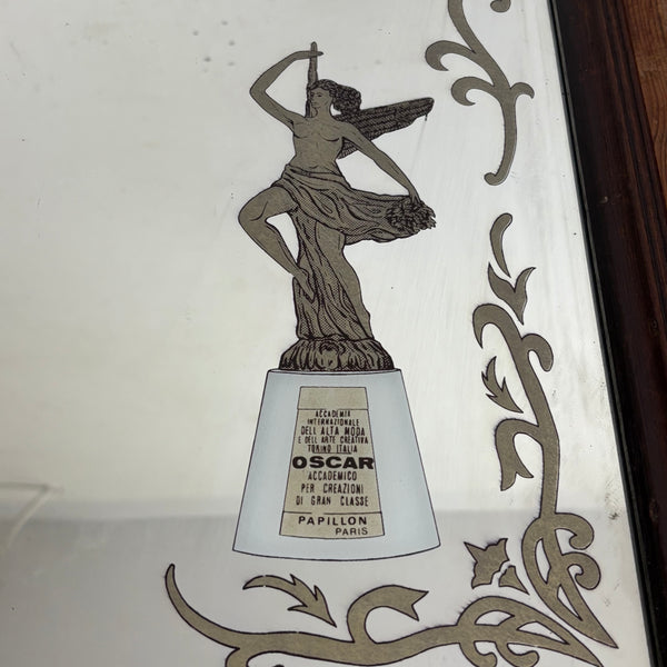 Vintage Werbe Spiegel Pappilon Paris