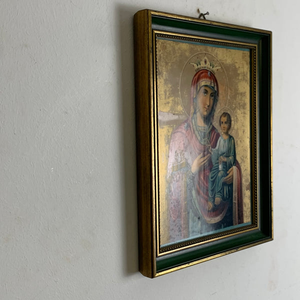 Porzellan Ikone Die Heilige Gottesmutter Sveta Bogoritza von Villeroy und Boch - Heinrich
