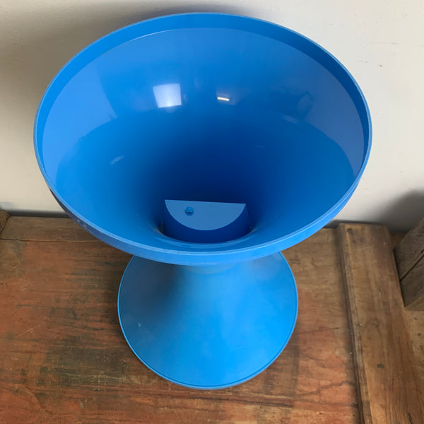 Vintage Pop Art Hocker wie Tam Tam blau