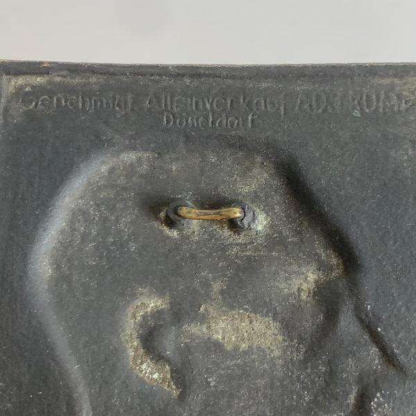 Adolf Hitler Bronzeplakette von Heinrich Moshage
