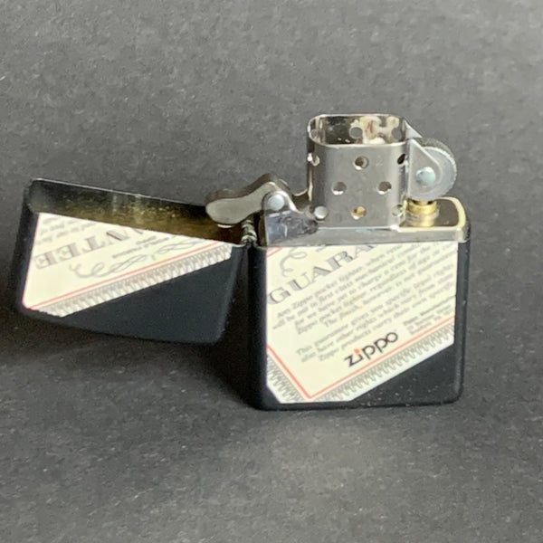 Zippo Feuerzeug Guarantee