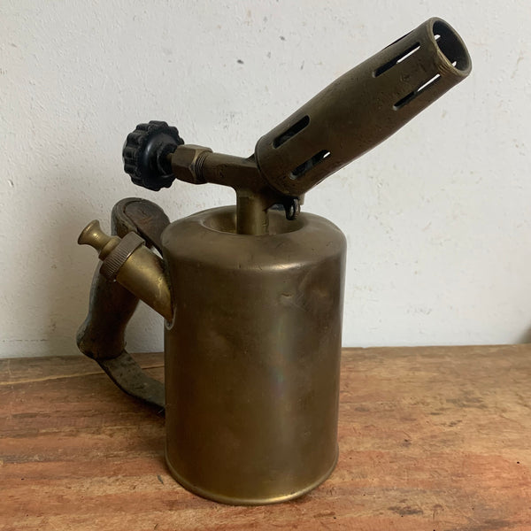 Antike Benzin Lötlampe von Kunze