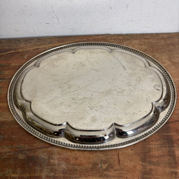 Vintage Werbe Tablett Hamburger Kaffee Versandhaus August Thams