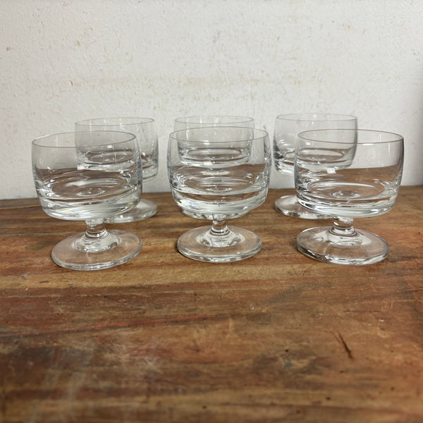 Vintage 6er Set Sektschalen Römö von Dr. Klaus A. Breit für Wiesenthalhütte
