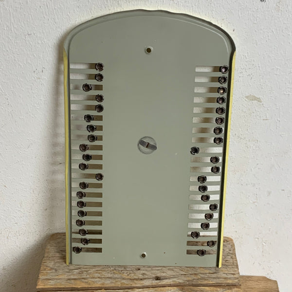 Vintage Merktafel mit Sanduhr Was fehlt im Haushalt von EKosta