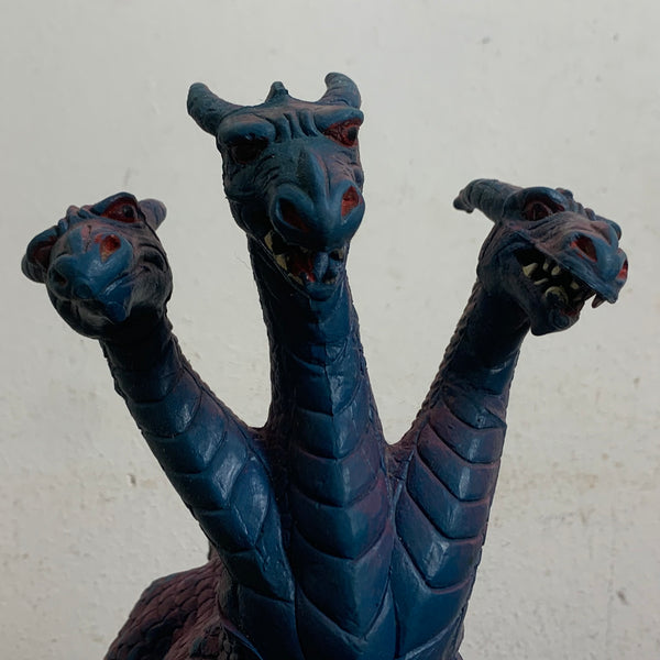 Vintage Aktionfigur Godzilla Style Dreiköpfiger Drache von Chitech