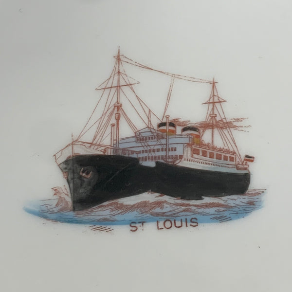 Historischer Aschenbecher Passagierschiff St. Louis