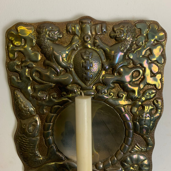 Danziger Barock Wandkerzenhalter Blanker