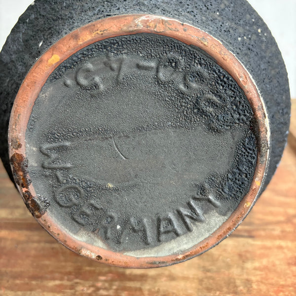 Große vintage Vase Fat Lava Keramik von Heinz Siery für Carstens Tönnieshof 260-45