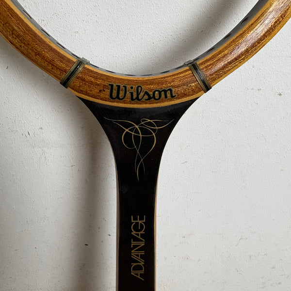 Vintage Holz Tennisschläger Advantage von Wilson