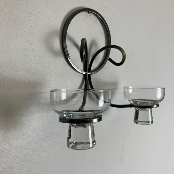 Vintage Wandkerzenhalter von Erik Höglund