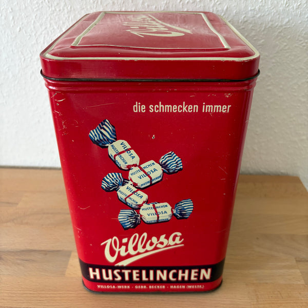 Vintage Blechdose Hustelinchen von Villosa