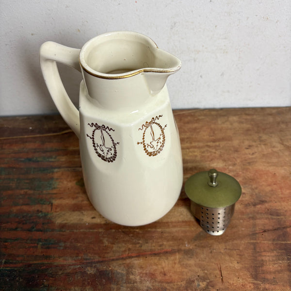 Vintage Jugendstil Cacao Kanne von Korff‘s