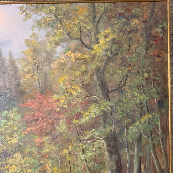 Ölgemälde Wald von Rudofsky
