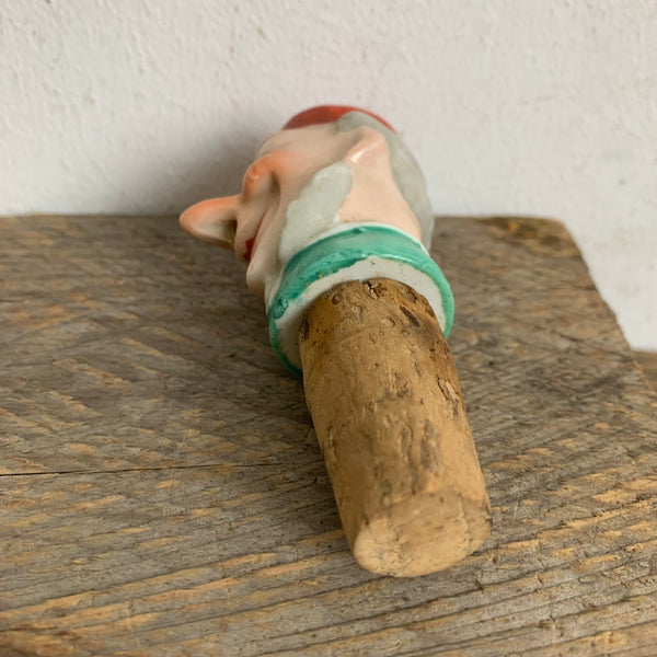 Vintage Schnapsnase Ausgießer aus Porzellan