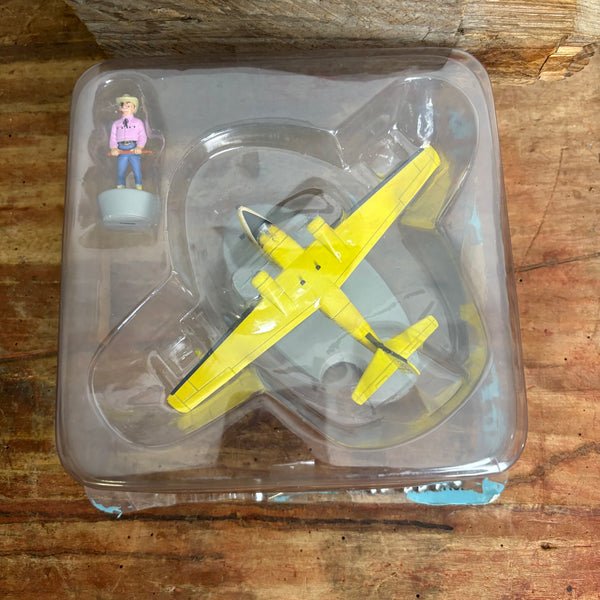 Modell Figur und Buch Tim und Struppi Das australischen Wasserflugzeug Grumman G-64 Albatross mit Rastapopoulos aus Flug 714 nach Sydney
