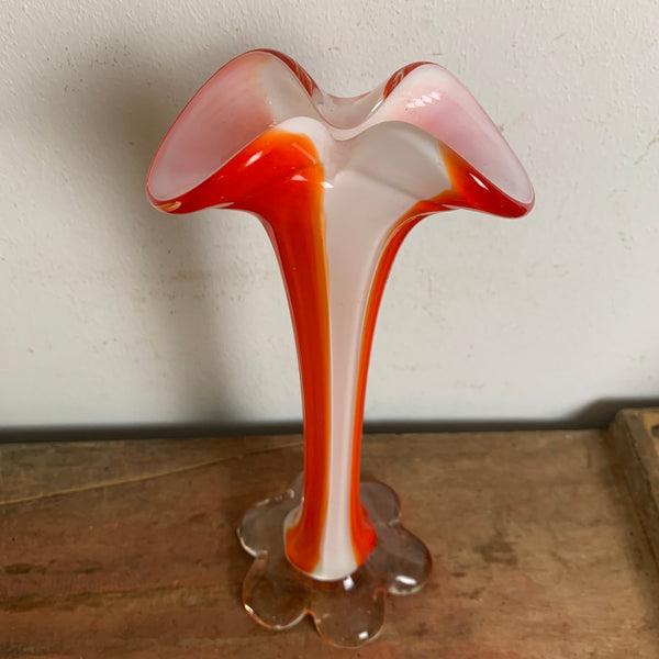 Opaline Florence Vase Vetreria Barieri