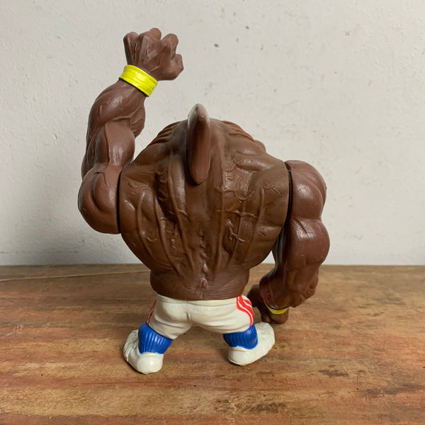 1994 Vintage Street Sharks 6 Zoll Big Slammu gelbe Bänder Fin & Faust Action