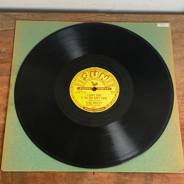 Schellackplatte Elvis Presley von Sun Records