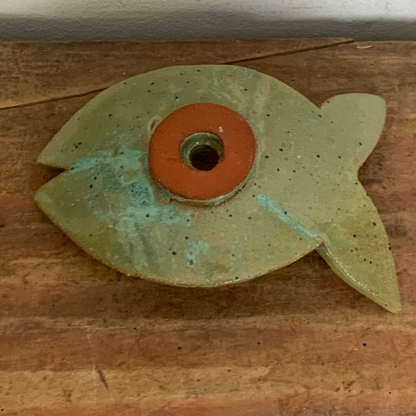 Vintage Seifenschale Fisch aus Keramik