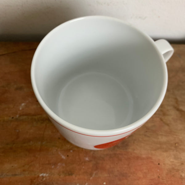 Vintage Tasse Tim und Struppi Reiseziel Mond X-FLR 6 von Hergé