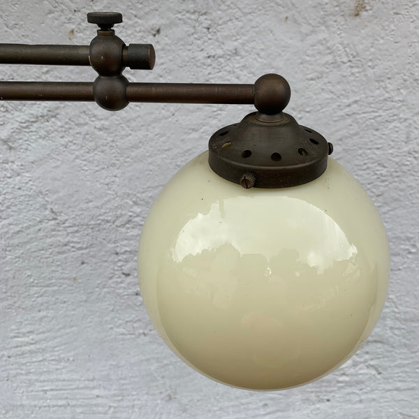 Nostalgische Messing Doppel Hängelampe
