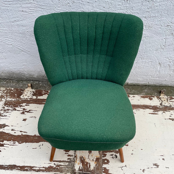 Mid Century Cocktailsessel in grün