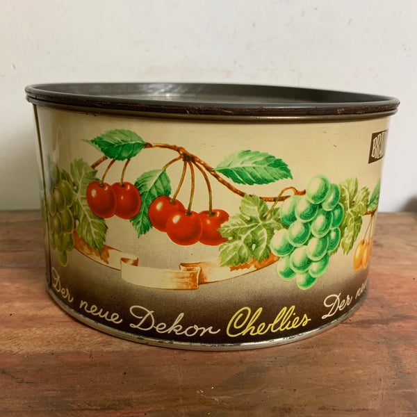 Seltene Blechdose Cherllies Braun